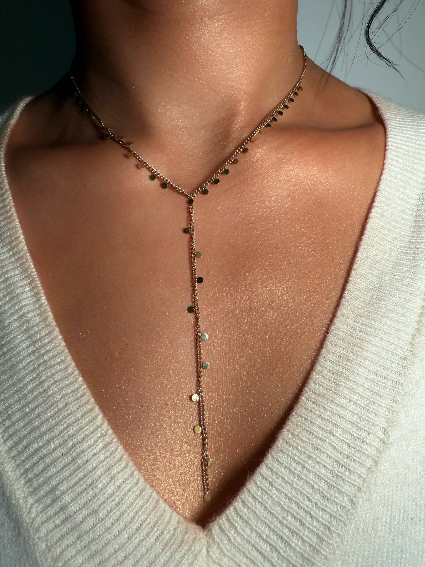 Collier "Y" (Doré/Argenté)