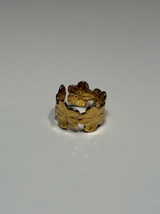 Bague "Flora" (Doré/Argenté)